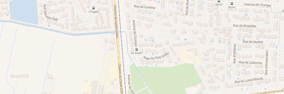 Plan du 33 All du Petit Green à Vedène