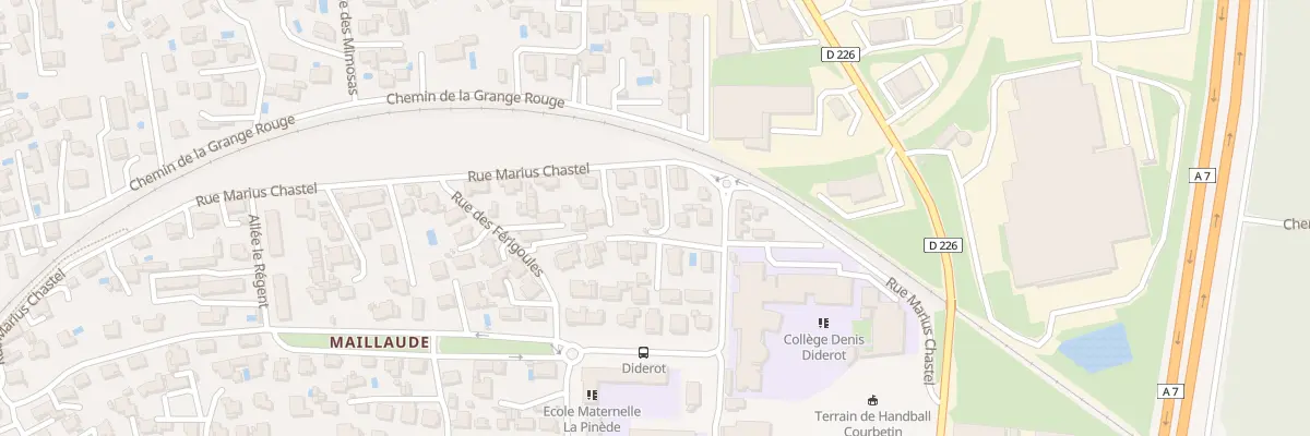 Plan du 570B Rue Marius Chastel à Sorgues