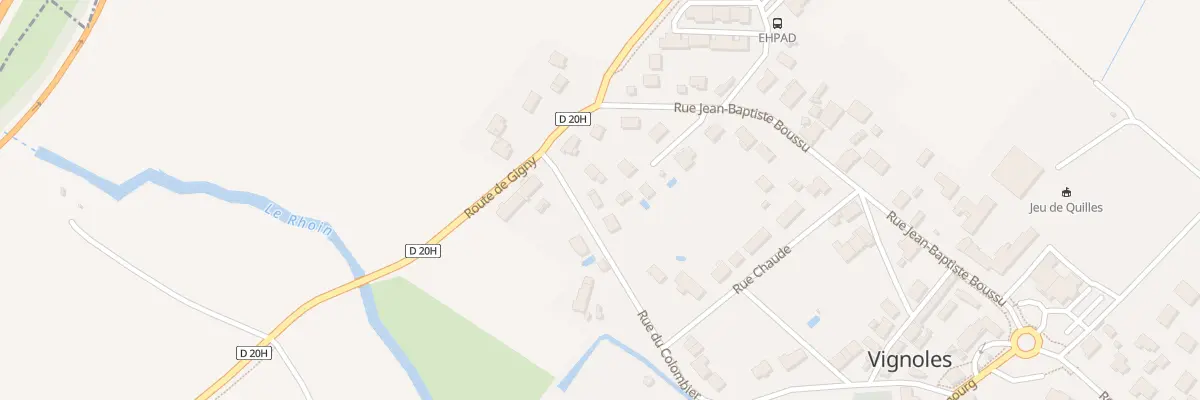 Plan du 22 Rue du Colombier à Vignoles