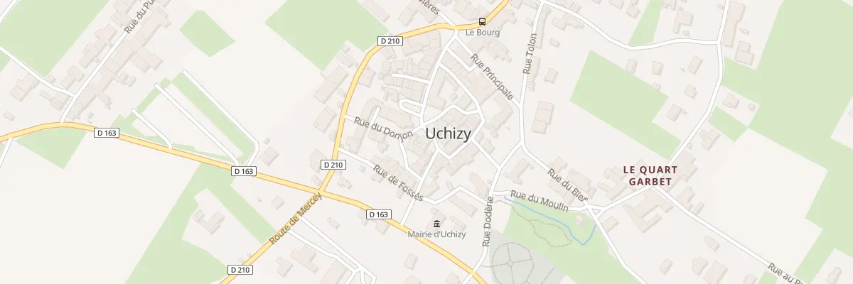 Plan du 6 Pl du Commerce à Uchizy