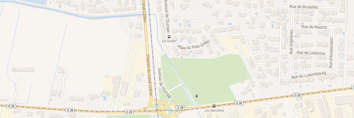 Plan du 22 All du Petit Green à Vedène