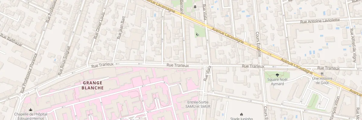 Plan du 59 Rue Trarieux à Lyon 3e Arrondissement
