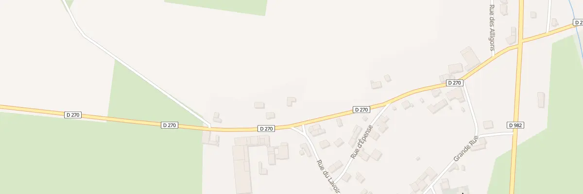 Plan du 8B Rue d’Epense à La Neuville-aux-Bois