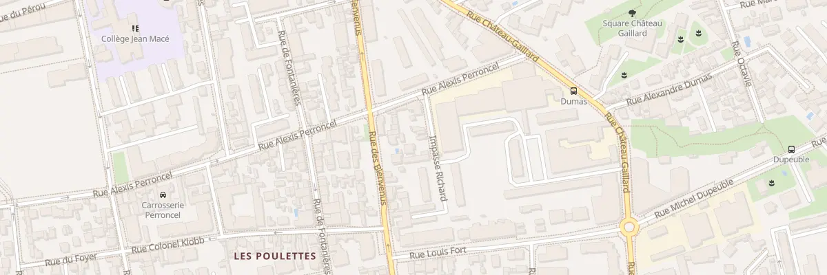 Plan du 6 Imp Richard à Villeurbanne