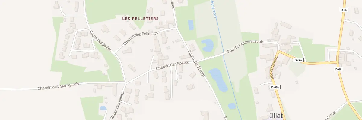 Plan du 5055 Les Pelletiers à Illiat
