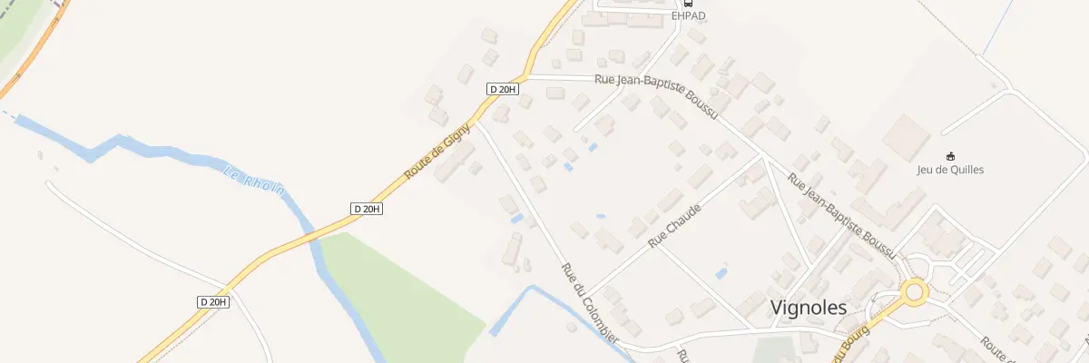 Plan du 20 Rue du Colombier à Vignoles