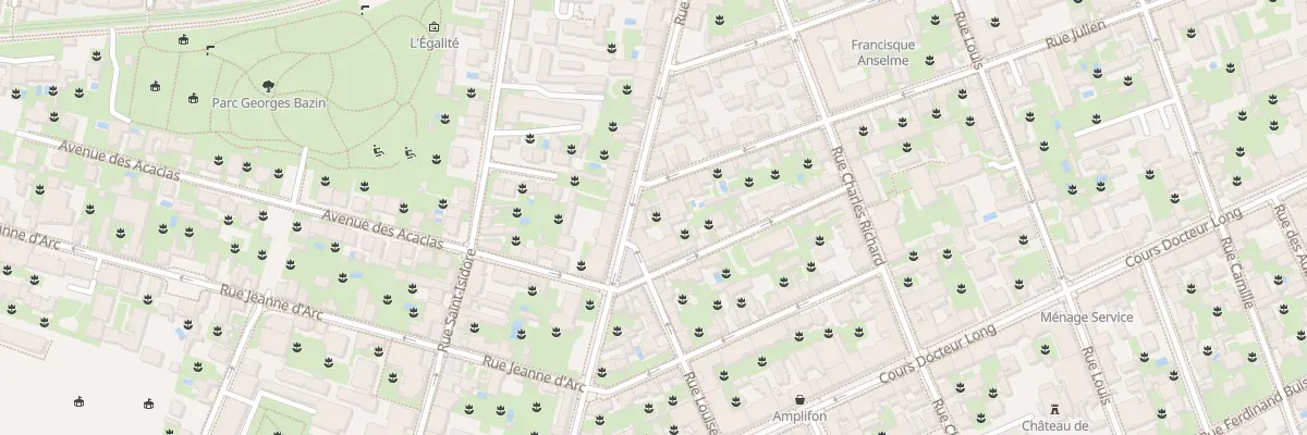 Plan du 27 Rue Bonnand à Lyon 3e Arrondissement