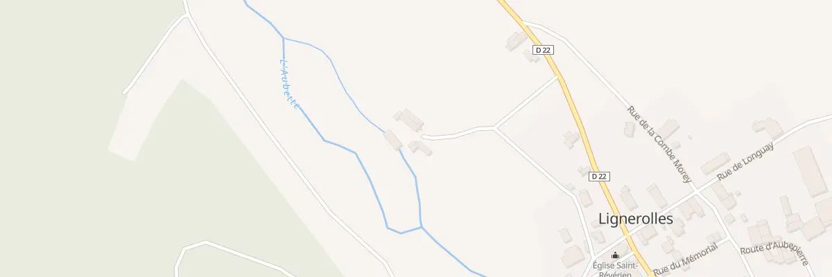 Plan du 9011 Rue de la Forge à Lignerolles
