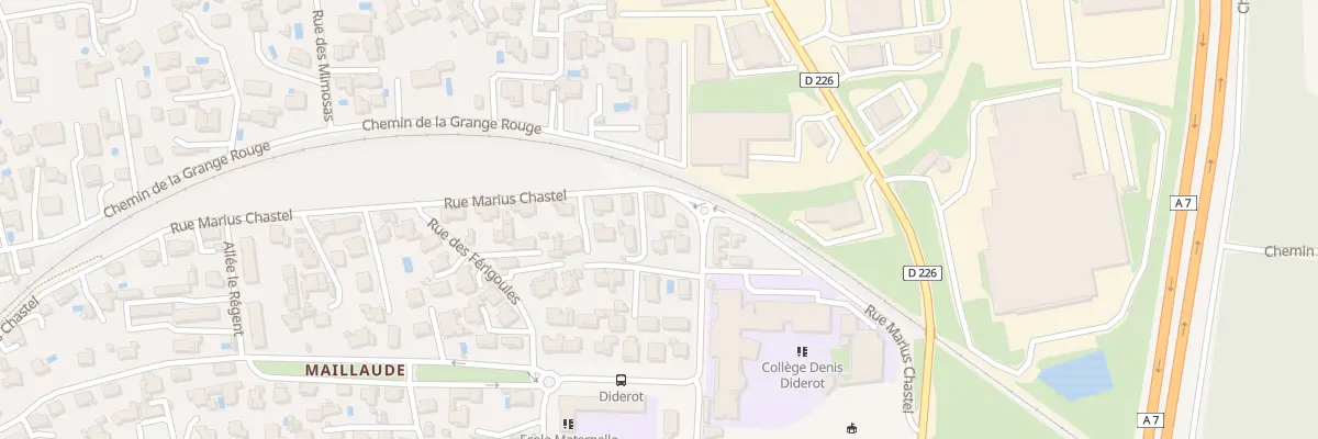 Plan du 590 Rue Marius Chastel à Sorgues