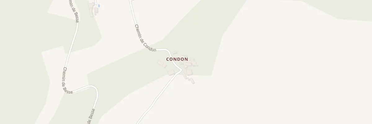 Plan du 5344 Condon à Grane