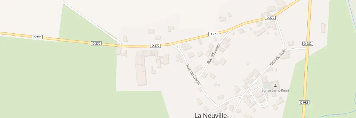 Plan du 2 Rue du Lavoir à La Neuville-aux-Bois