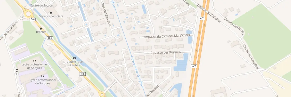 Plan du 138 Imp des Roseaux à Sorgues