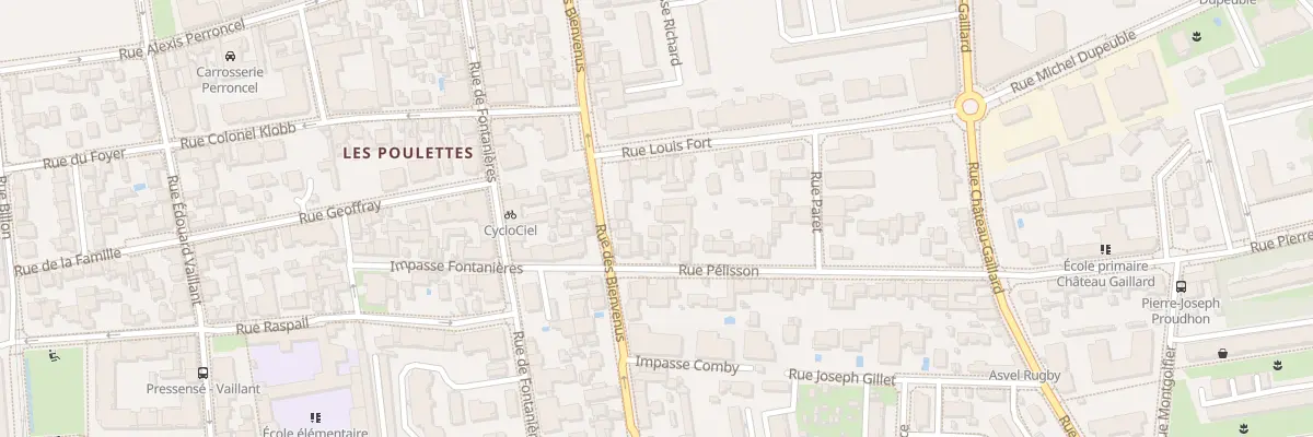 Plan du 5 Rue Pélisson à Villeurbanne