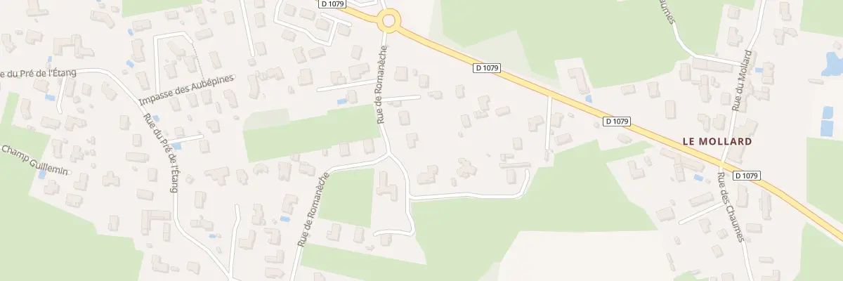 Plan du 5707 Les Gravelieres à Replonges