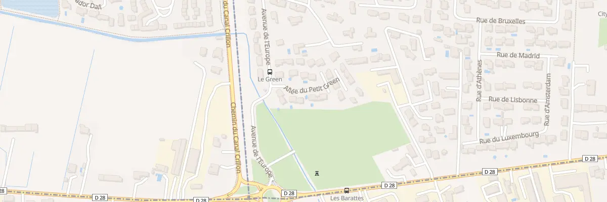 Plan du 38 All du Petit Green à Vedène