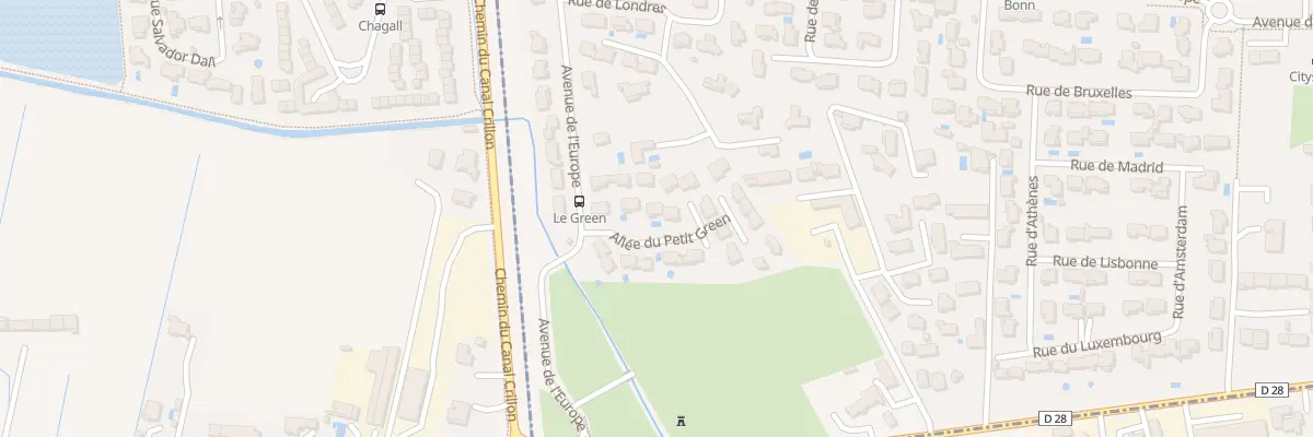 Plan du 59 All du Petit Green à Vedène