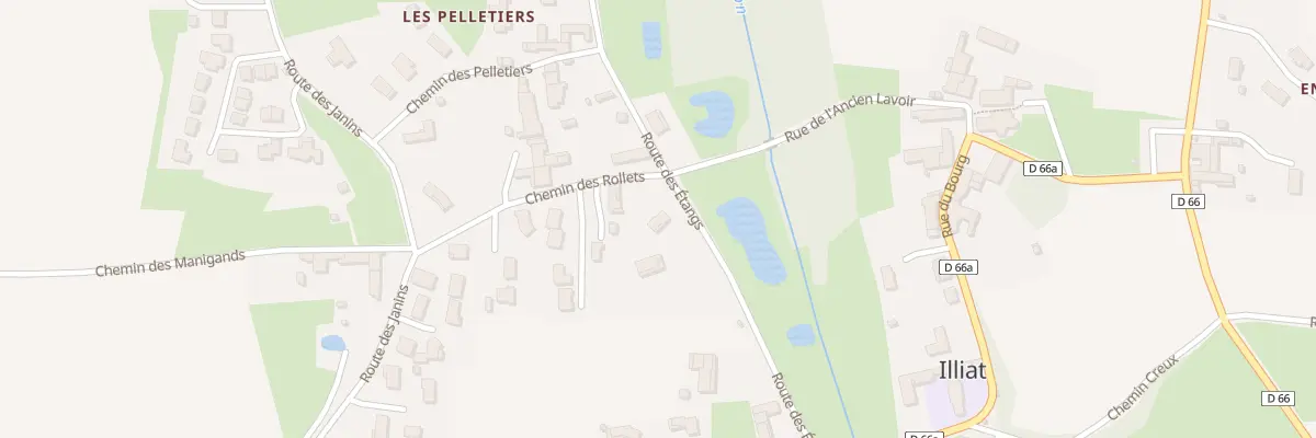 Plan du 5243 Les Rollets à Illiat