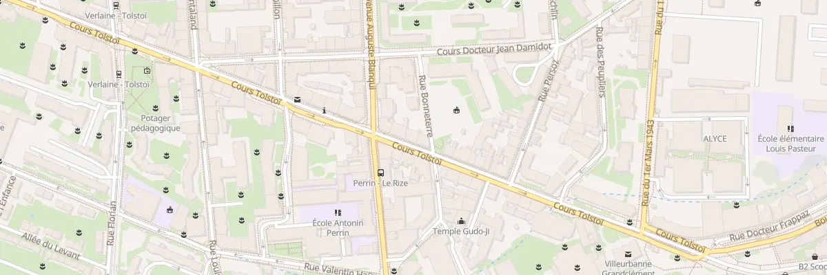 Plan du 137B Crs Tolstoï à Villeurbanne
