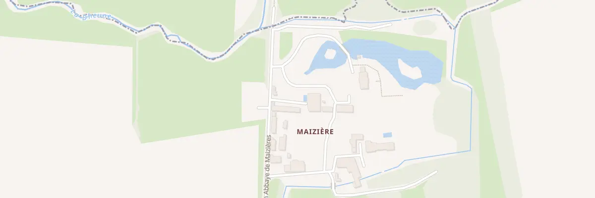 Plan du 6 Che Abbaye de Maizières à Saint-Loup-Géanges