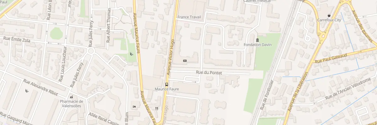 Plan du 361 Av Victor Hugo à Valence
