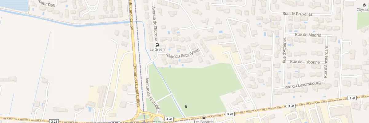 Plan du 68 All du Petit Green à Vedène