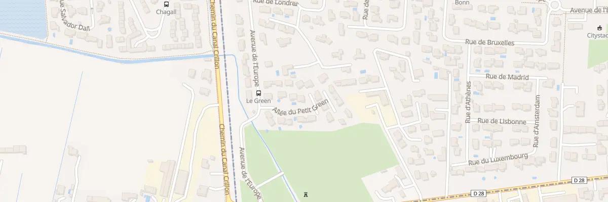Plan du 61 All du Petit Green à Vedène