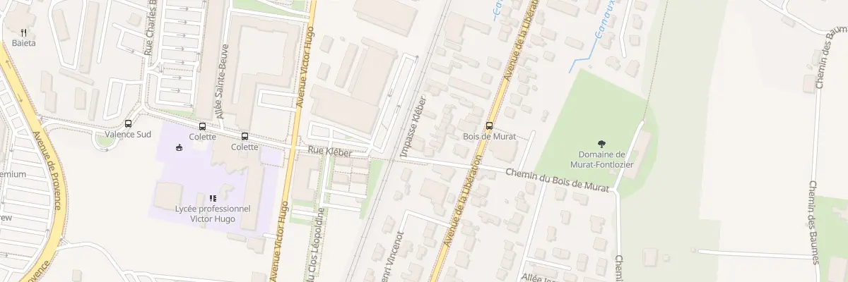 Plan du 6 Rue Kleber à Valence