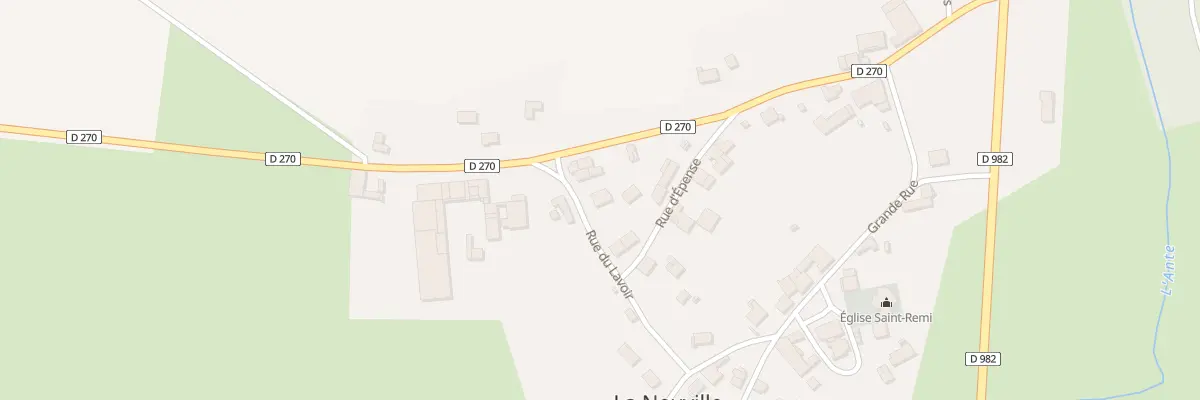 Plan du 5 Rue du Lavoir à La Neuville-aux-Bois