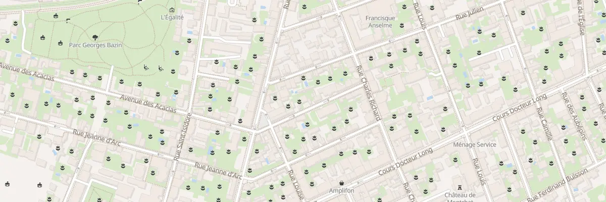 Plan du 19 Rue Julie à Lyon 3e Arrondissement