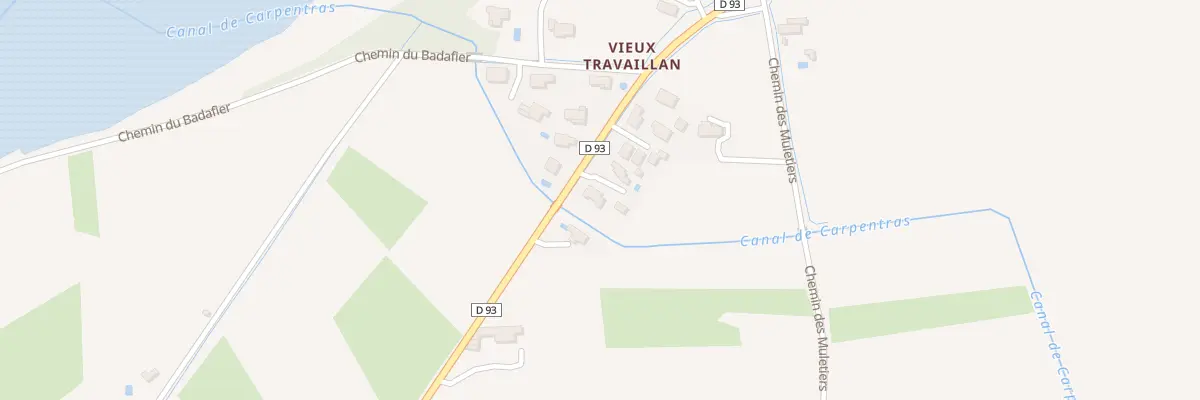 Plan du 5227 Vieux Travaillan à Travaillan