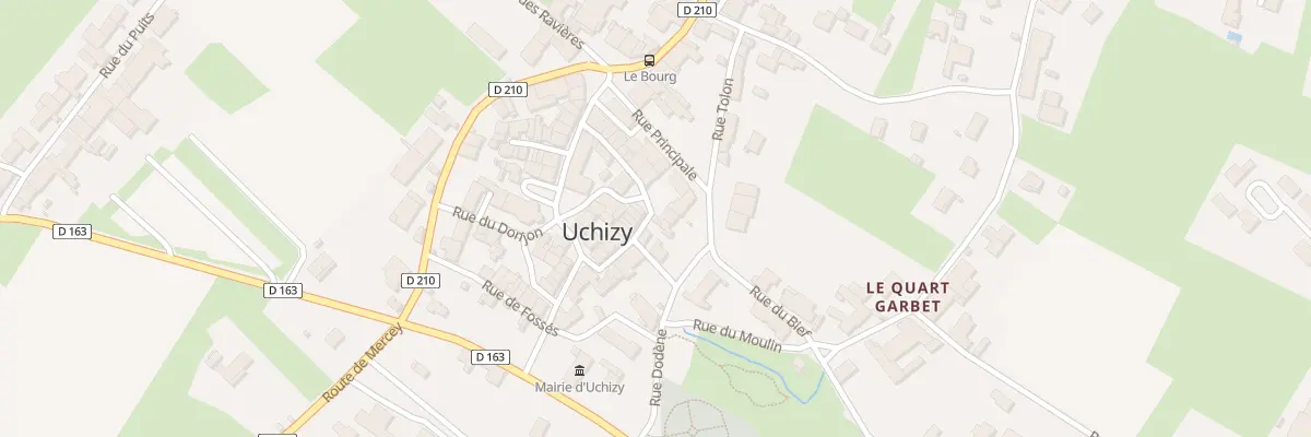 Plan du 1 Rue des Barbiers à Uchizy
