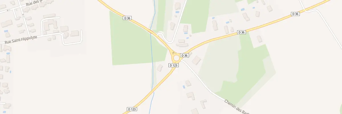 Plan du 840 Rue de la Croix de Tourmente à Chuzelles