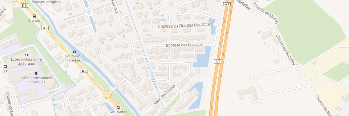 Plan du 332 All des Islettes à Sorgues
