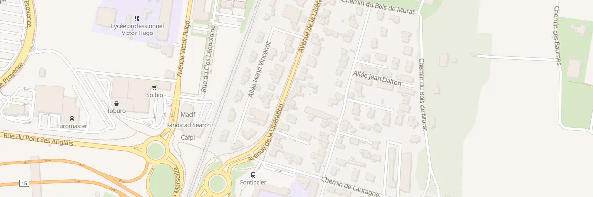 Plan du 131 Av de la Libération à Valence