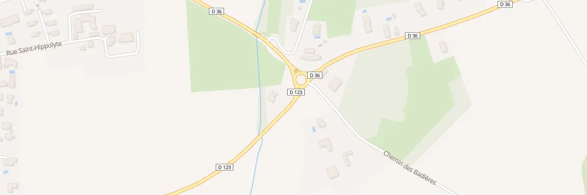 Plan du 870 Rue de la Croix de Tourmente à Chuzelles