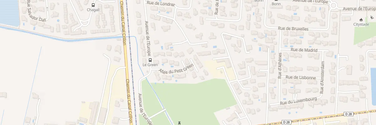 Plan du 109 All du Petit Green à Vedène