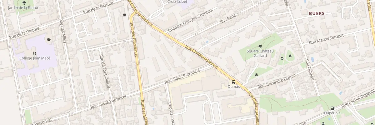 Plan du 60 Rue Château Gaillard à Villeurbanne