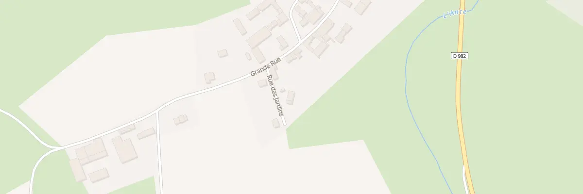 Plan du 1 Rue des Jardins à La Neuville-aux-Bois