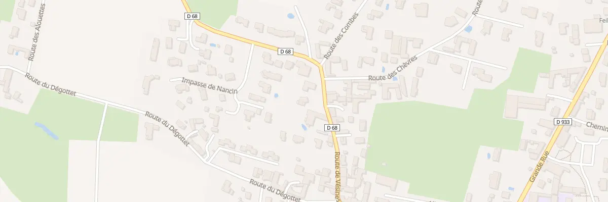 Plan du 155 Rte de Vesines à Feillens