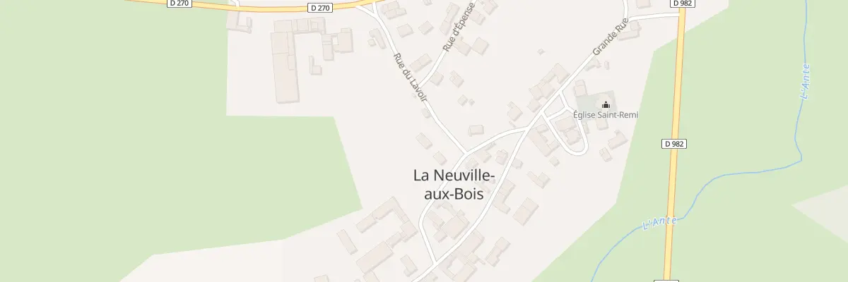 Plan du 4 Rue du Lavoir à La Neuville-aux-Bois