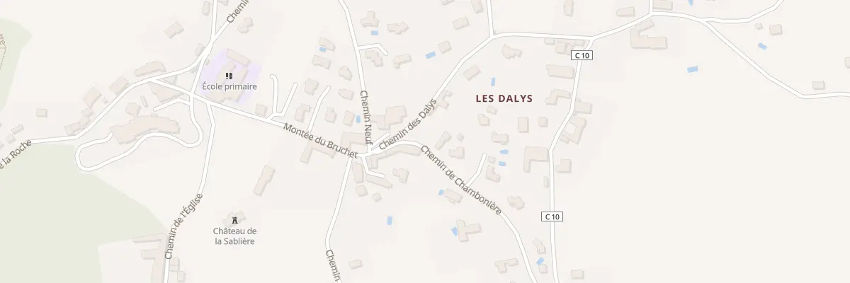 Plan du 2 Che des Dalys à Anjou