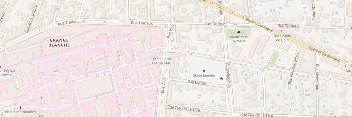 Plan du 27 Rue Viala à Lyon 3e Arrondissement