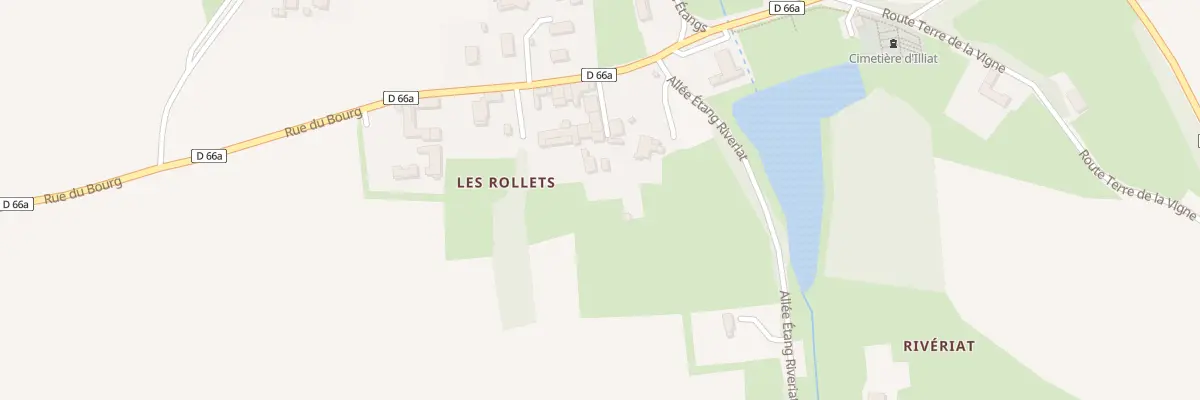 Plan du 5141 Les Rollets à Illiat