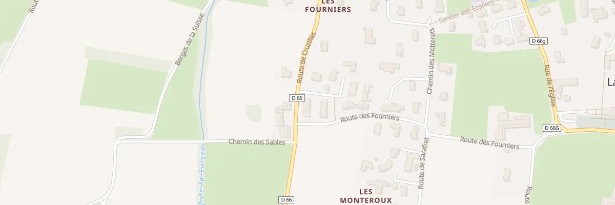 Plan du 5438 Hameau des Fourniers à Laiz