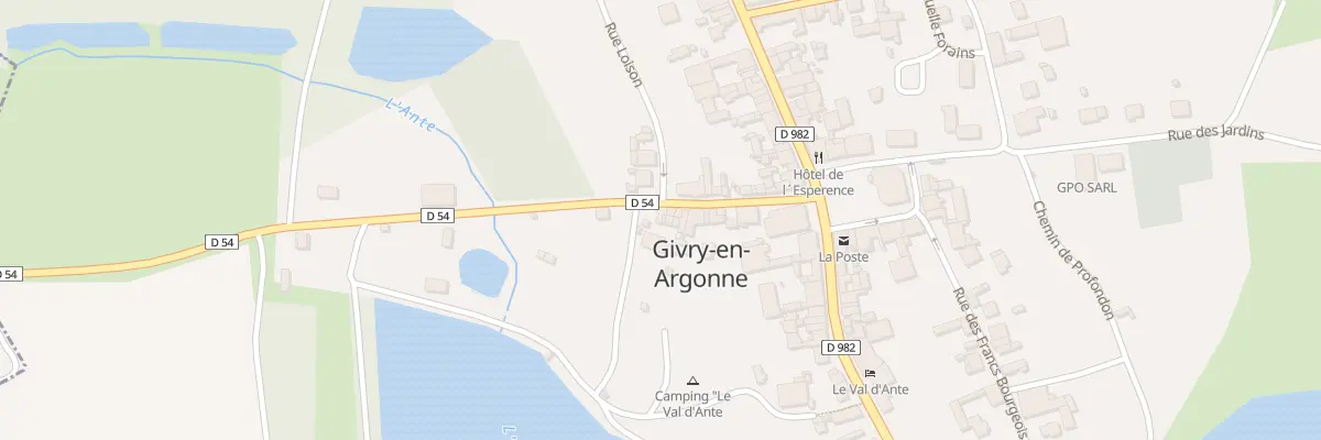 Plan du 17 Rue de Champagne à Givry-en-Argonne