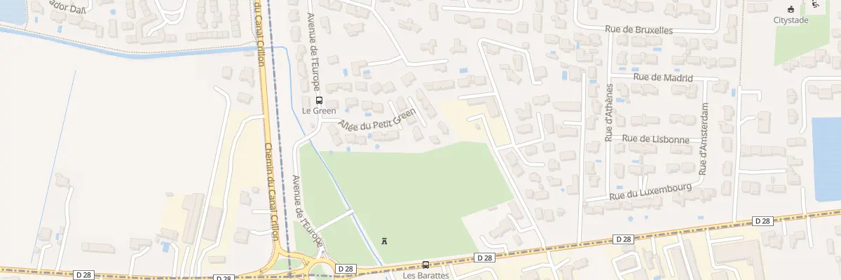 Plan du 88 All du Petit Green à Vedène