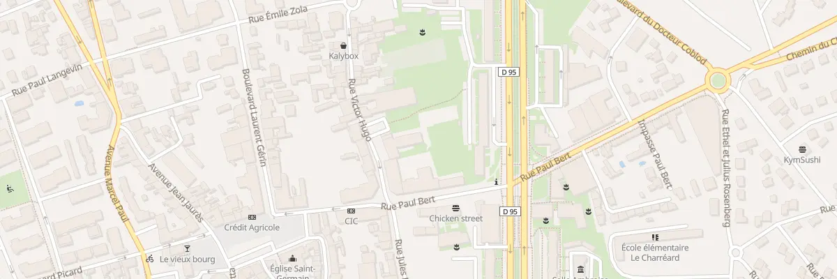 Plan du 51 Rue Victor Hugo à Vénissieux