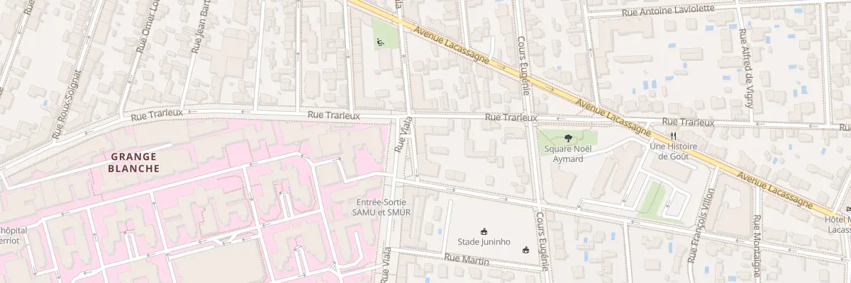 Plan du 23 Rue Viala à Lyon 3e Arrondissement