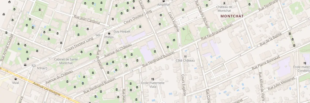 Plan du 47 Rue Ferdinand Buisson à Lyon 3e Arrondissement
