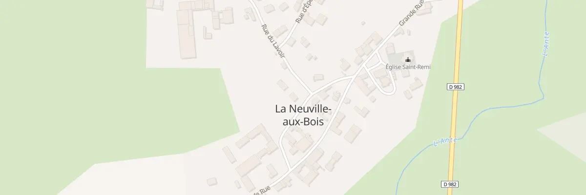 Plan du 6 Rue du Lavoir à La Neuville-aux-Bois